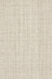 Super 110s Vitale Barberis Canonico Italian Luxury 4 Harness Wool Serge Flat Front Trouser in Oatmeal (Choice of Fits) by 6 East by Ballin