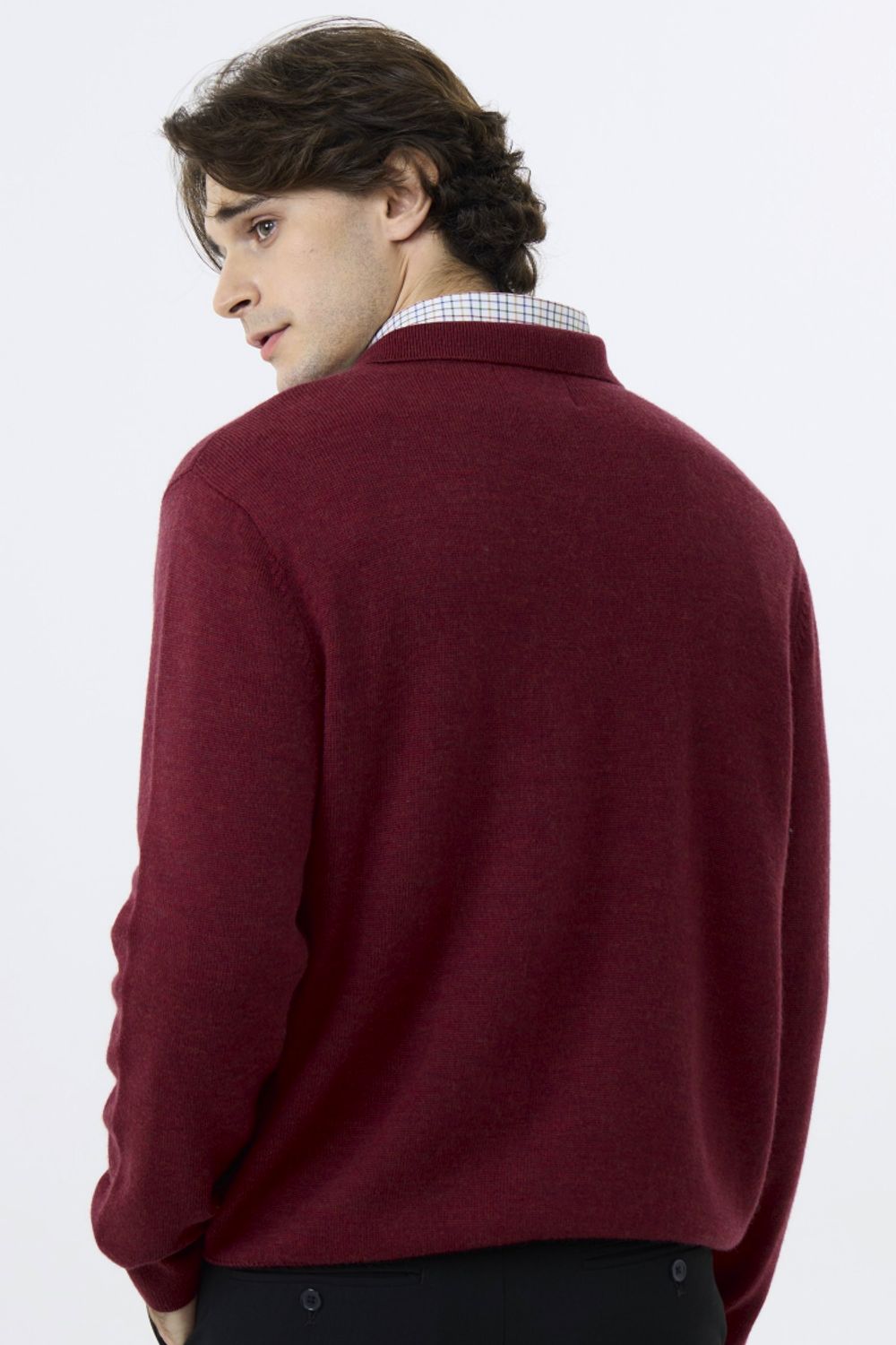 Extra Fine 'Zegna Baruffa' Merino Wool Polo Neck Sweater in Choice of Colors by Viyella