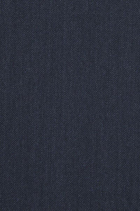 Super 110s Vitale Barberis Canonico Italian Luxury 4 Harness Wool Serge Flat Front Trouser in Navy Mix by 6 East by Ballin
