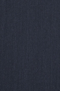Super 110s Vitale Barberis Canonico Italian Luxury 4 Harness Wool Serge Flat Front Trouser in Navy Mix by 6 East by Ballin