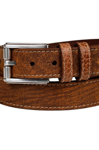 Rough Rider Sheepskin Leather Belt in Whiskey by Torino Leather