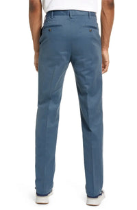 Southern Vintage Stretch Twill Chino in Slate (Hampton Plain Front) by Vintage1946