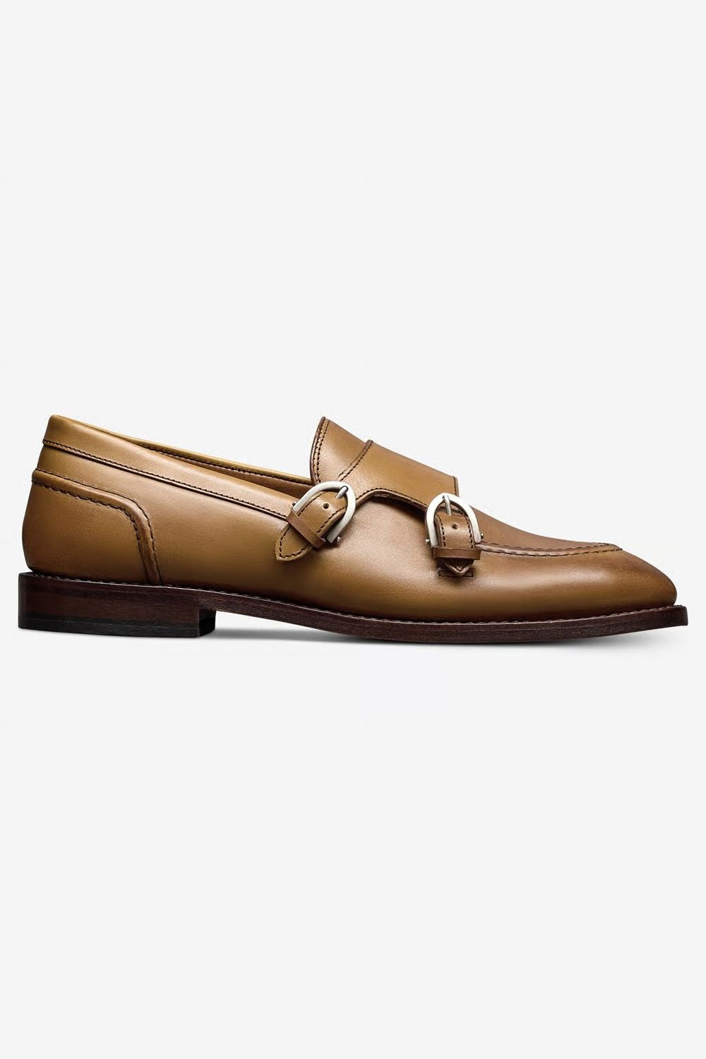 Randolph Monk Strap Dress Shoe in Walnut Leather by Allen Edmonds