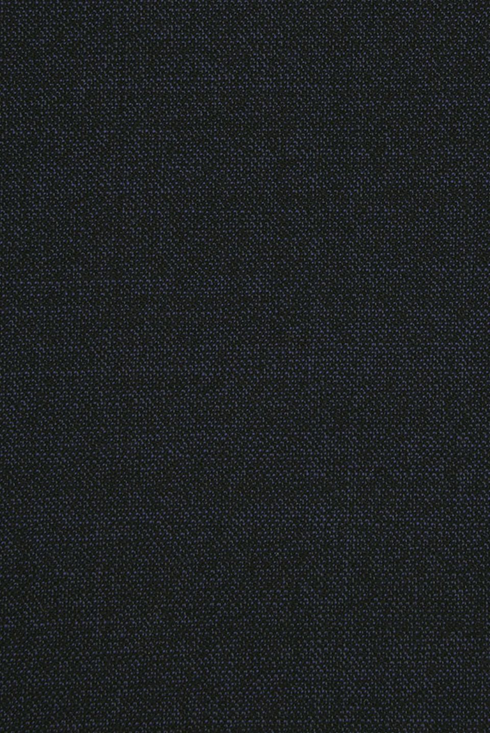 Super 130s Delfino Italian Luxury Mouliné Wool Flat Front Trouser in Navy (Houston Modern Fit) by 6 East by Ballin