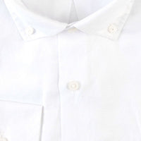 Linen/Tencel Solid Twill Sport Shirt in White by Scott Barber