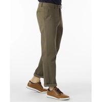 Perma Color Pima Twill Khaki Pants in Fatigue, Size 36 (Mansfield Relaxed Fit) by Ballin