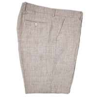 Chambray Linen Irregular Houndstooth Shorts in Choice of Colors by Ballin