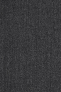 Super 110s Prunelle Wool Flat Front Trouser in Charcoal (Park Traditional Fit) by 6 East by Ballin