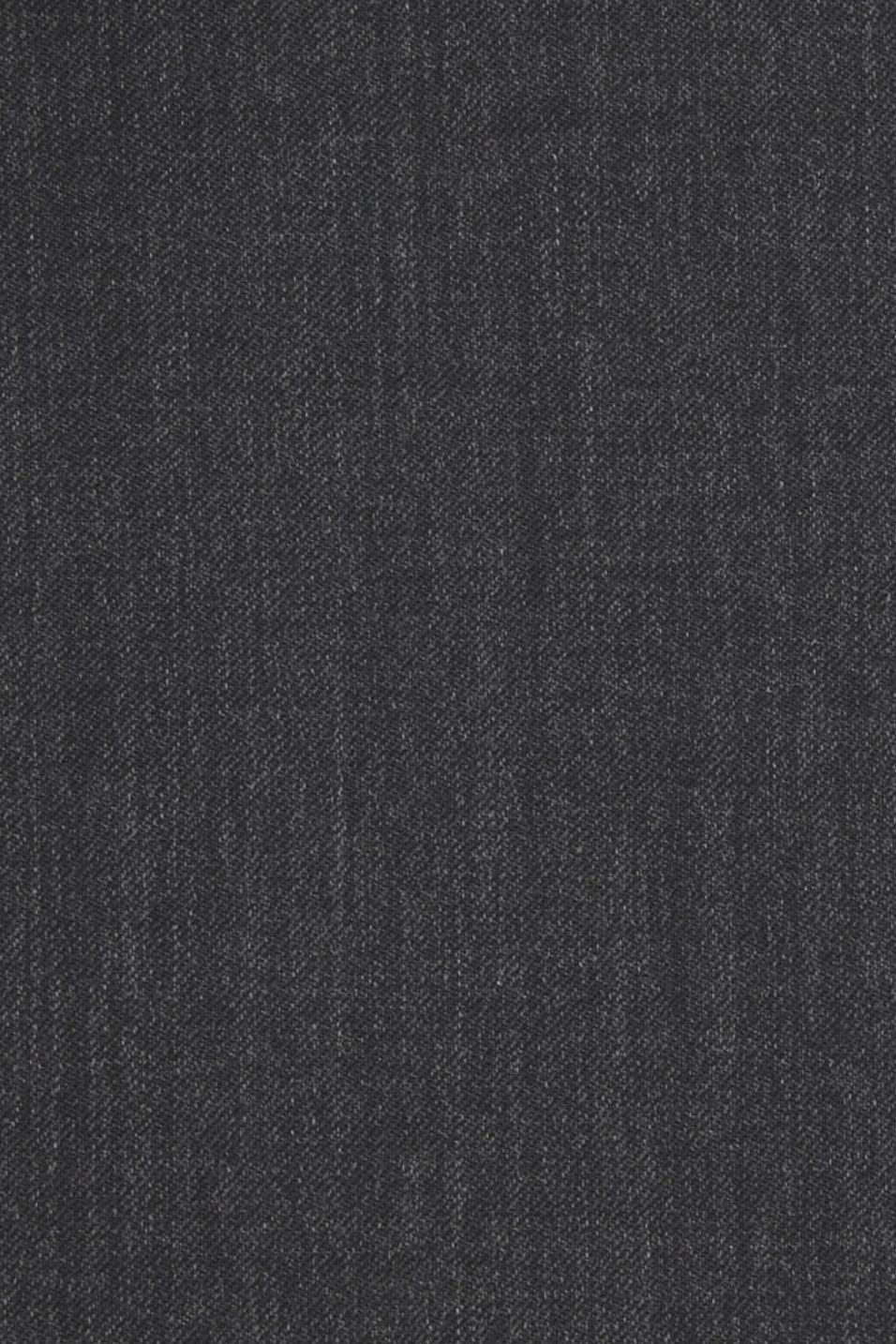 Super 110s Prunelle Wool Flat Front Trouser in Charcoal (Park Traditional Fit) by 6 East by Ballin
