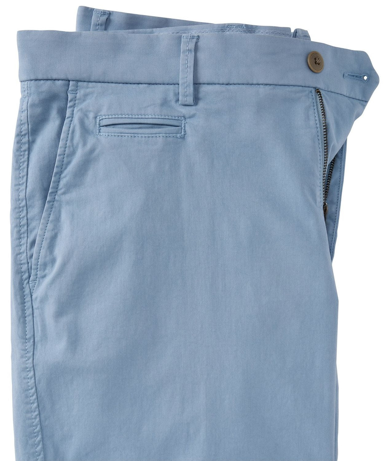 Broken Twill Stretch Cotton Shorts in Pacific Blue (Drummond Traditional Fit) by Ballin