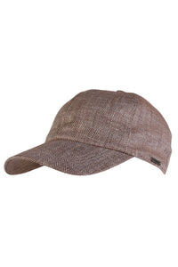 Baseball Contemporary Cap in Classic Linen Herringbone (Choice of Colors) by Wigens
