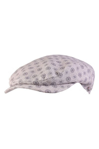 Ivy Classic Cap in Linen and Cotton Neat Medallion Print (Choice of Colors) by Wigens