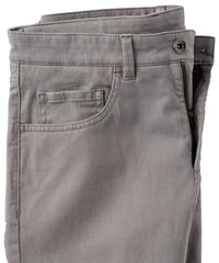 Cashmere Touch Pima Cotton Sateen Stretch 5-Pocket Pants in Graphite, Size 40 (Crescent Modern Fit) by Ballin