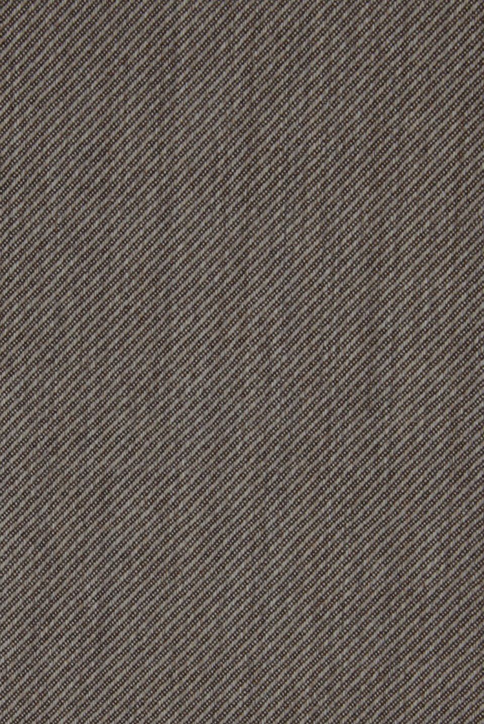 Super 110s Lightweight Heather Twill Comfort-EZE Wool Trouser in Taupe (Flat Front Models) by Ballin