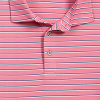 Shaded Stripe Tech Polo in Nantucket Red by Scott Barber