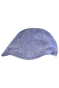 Pub Cap in Subalpino Denim-Feel Linen (Choice of Colors) by Wigens