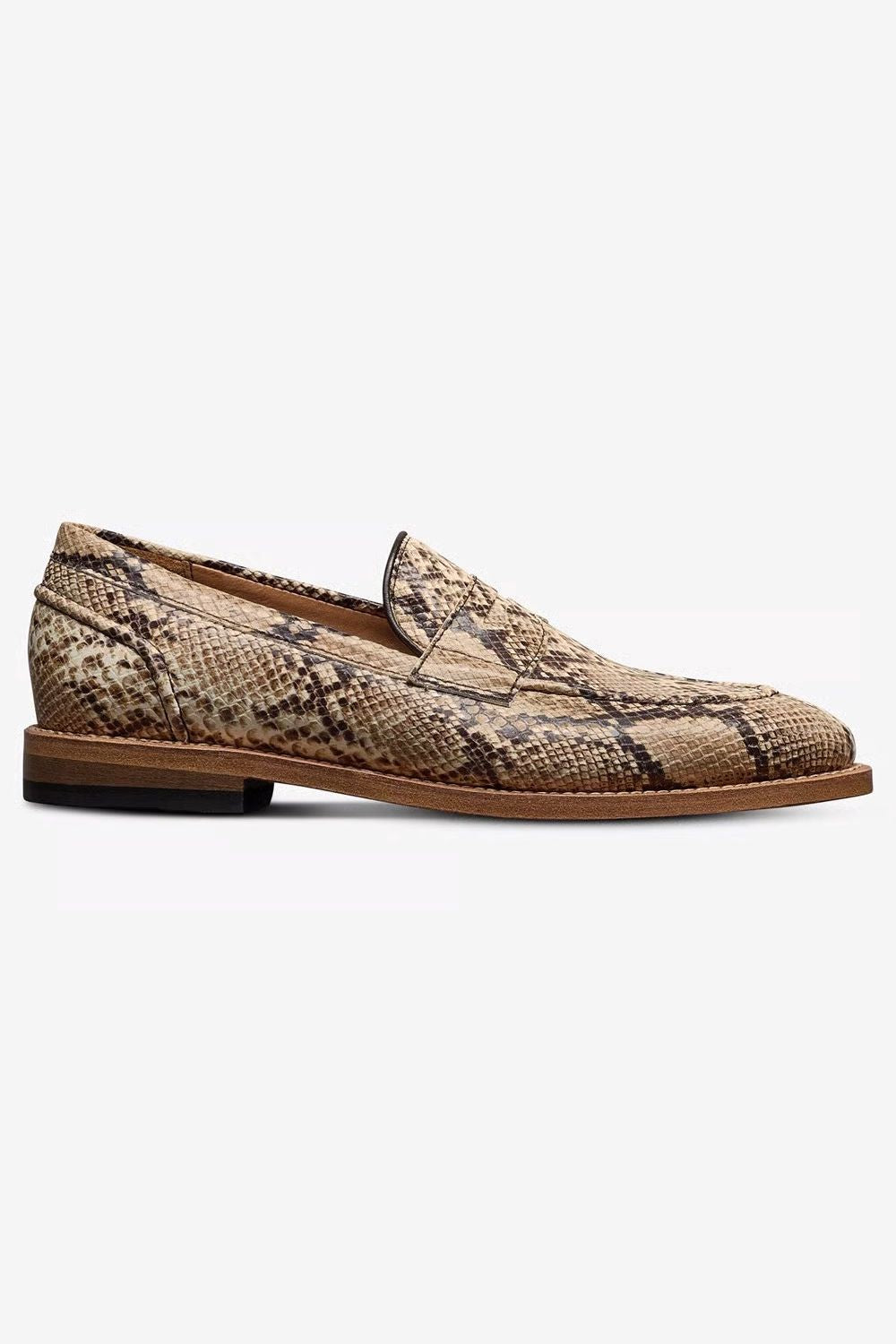 Randolph 2.0 Penny Loafer in Python Embossed Leather by Allen Edmonds