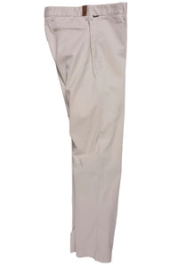 The Airman Lightweight Tapered Leg Khakis in Stone by Pennbilt