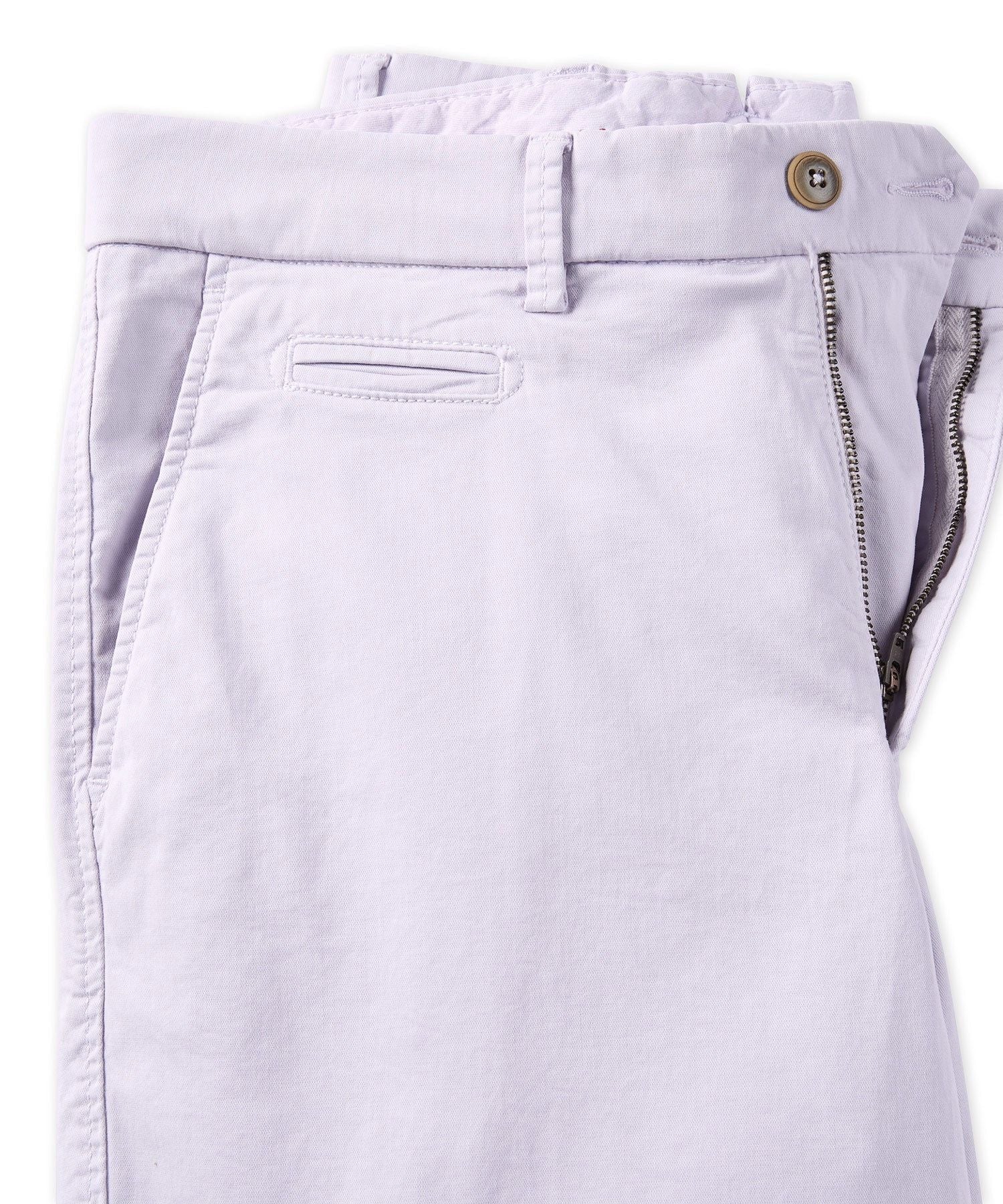 Broken Twill Stretch Cotton Shorts in Thistle (Drummond Traditional Fit) by Ballin