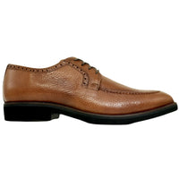 Wembley II Tumbled Leather Split-Toe Blucher in Antique Honey by Alan Payne Footwear