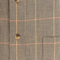 Mini District Houndstooth Check Cotton and Wool Blend Button-Down Shirt by Viyella