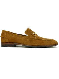Miami Suede Bit Loafer in Bourbon by Alan Payne Footwear