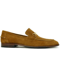 Miami Suede Bit Loafer in Bourbon by Alan Payne Footwear