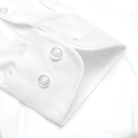 The Classic White - Wrinkle-Free Pinpoint Oxford Cotton Dress Shirt (Size 18 x 34/35) by Cooper & Stewart