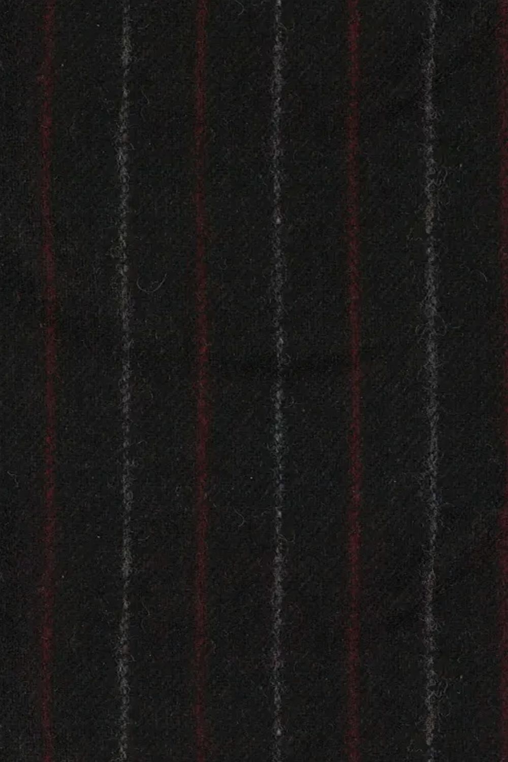 Double Stripe 'Archive Line' Wool Blend Pub Cap in Black by Wigens