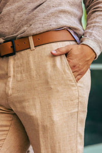 Bi-Stretch Performance Linen Trouser in Choice of Colors (Dunhill Traditional Fit) by Ballin