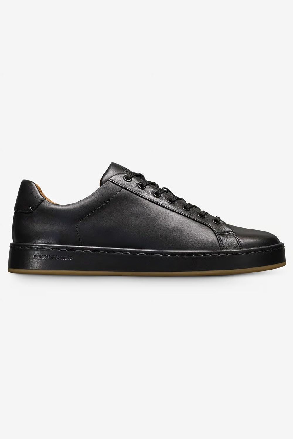 Barnes Lace-Up Sneaker in Black Leather by Allen Edmonds
