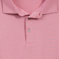 End on End Stripe Tech Polo in Nantucket Red by Scott Barber