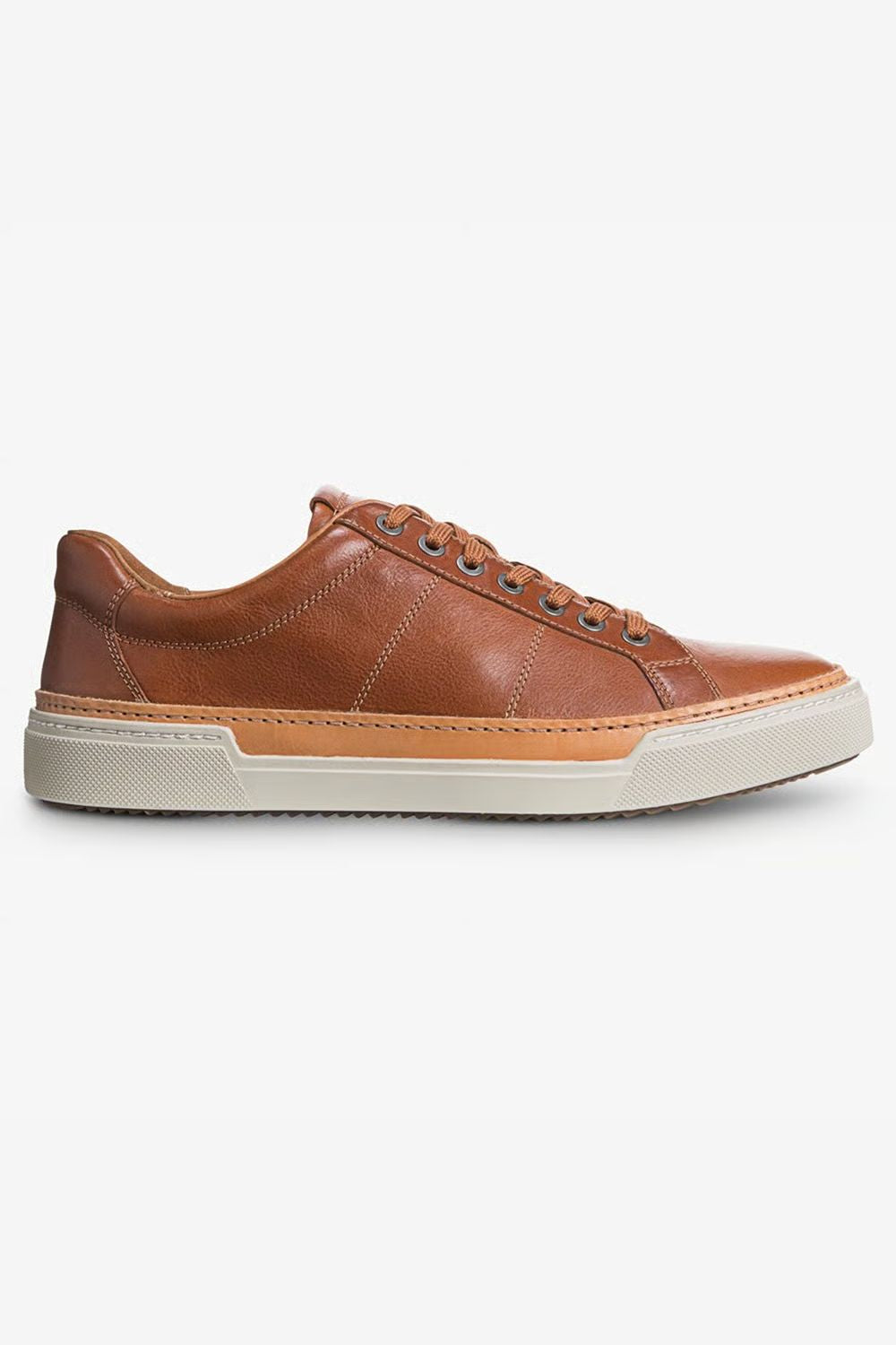 Porter City Derby Lace-Up Sneaker in Walnut Brown Leather by Allen Edmonds