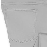 Straight Fit Luxe Sateen 5 Pocket Chino in Mist by Scott Barber