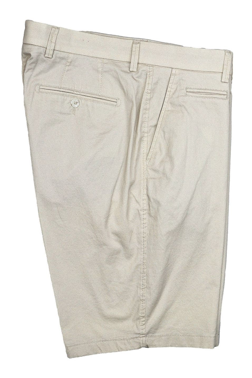 2-Tone Neat Mesh Print Lightweight Superfine Twill Shorts in Choice of Colors (Drummond Traditional Fit) by Ballin