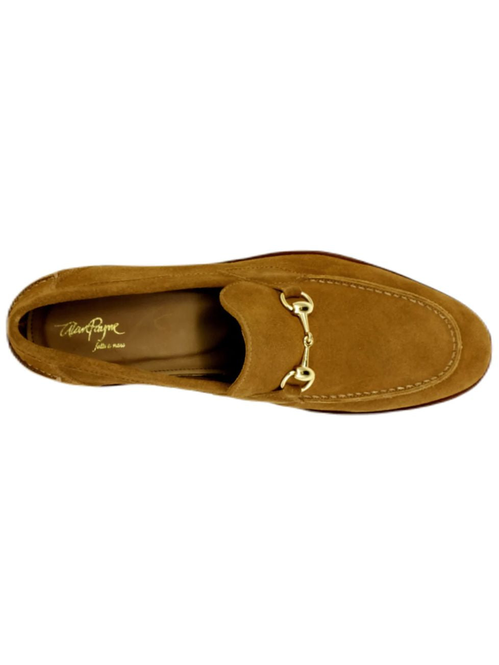 Miami Suede Bit Loafer in Bourbon by Alan Payne Footwear