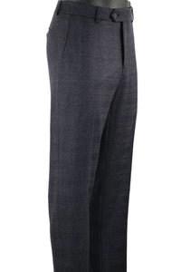 Saxony Tonal Check Super 110s Wool Trouser in Choice of Colors (Soho Modern Fit) by Ballin