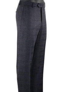 Saxony Tonal Check Super 110s Wool Trouser in Choice of Colors (Soho Modern Fit) by Ballin