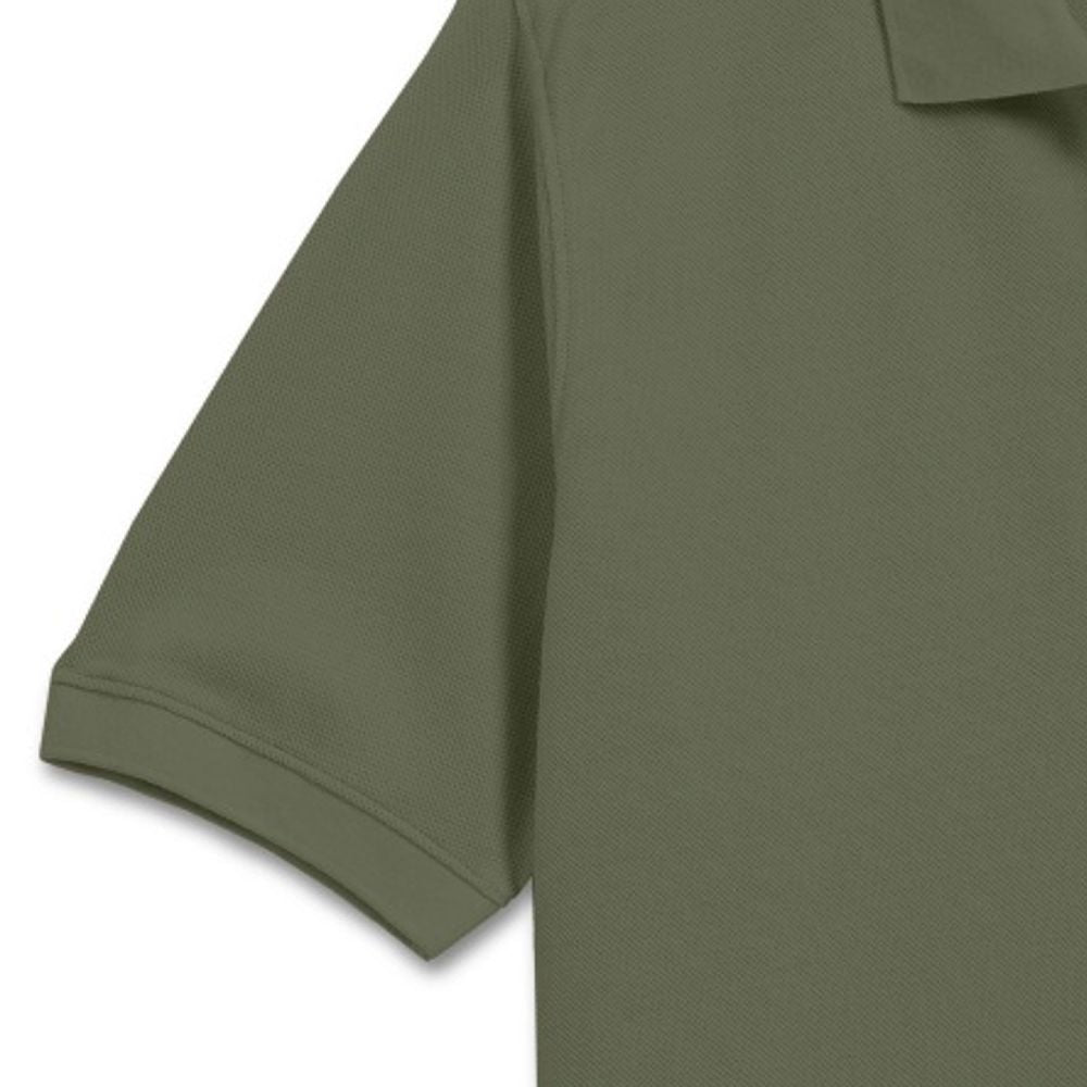 Pima Pique Short Sleeve Two-Button Polo in Sage by Scott Barber