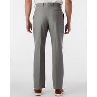 Performance Wool Blend Commuter Bi-Stretch Serge Comfort-EZE Trouser in Grey (Flat Front Models) by Ballin