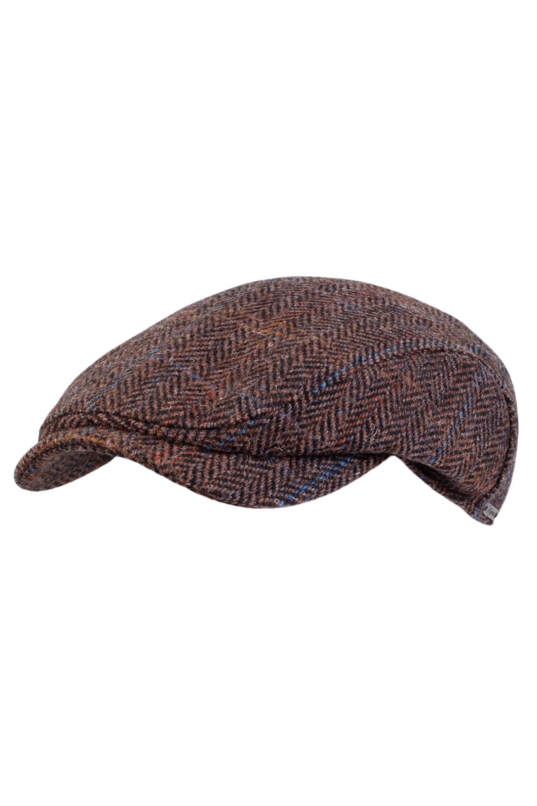 Ivy Contemporary Cap in Harris Tweed Broken Herringbone (Choice of Colors) by Wigens