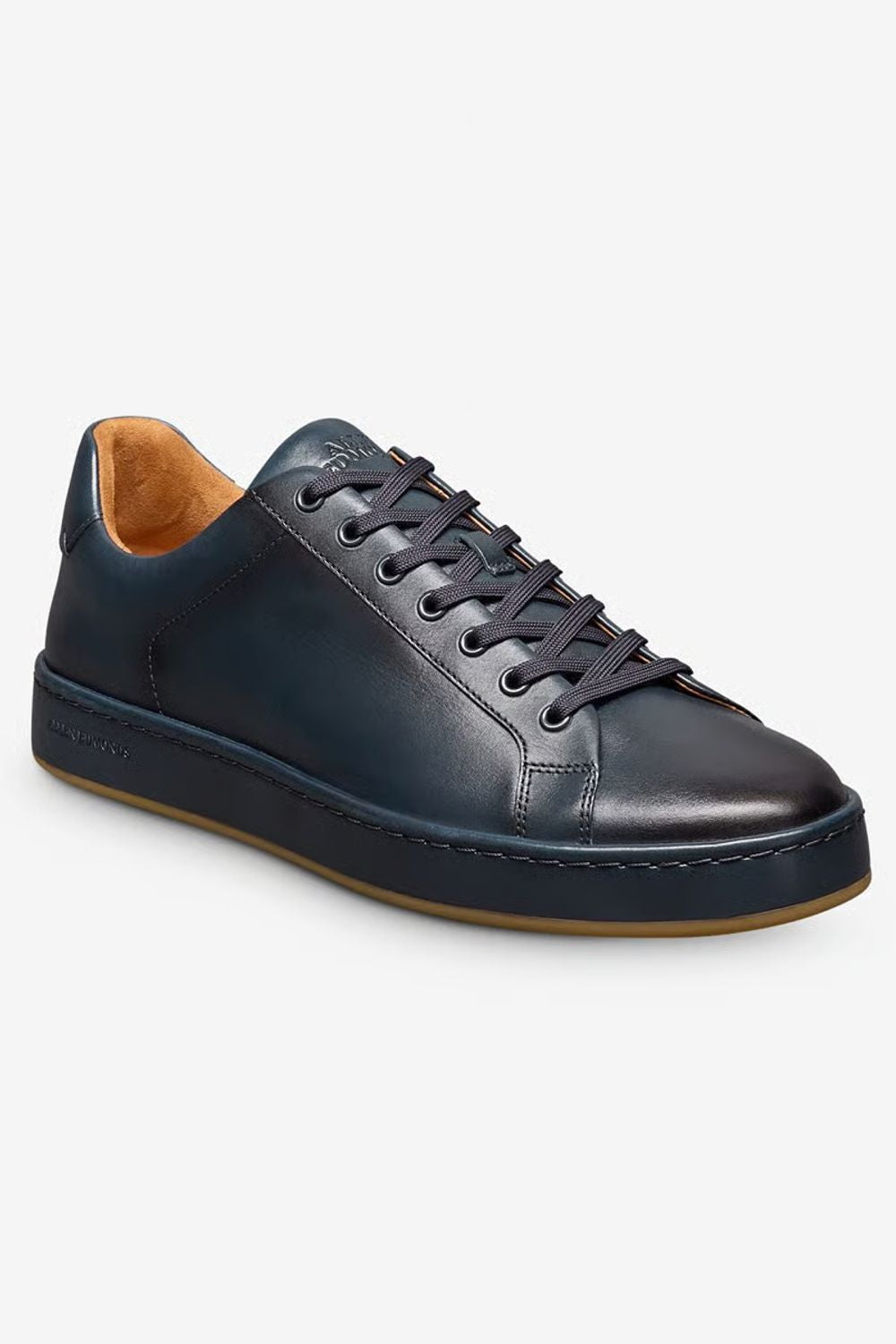 Barnes Lace-Up Sneaker in Navy Leather by Allen Edmonds