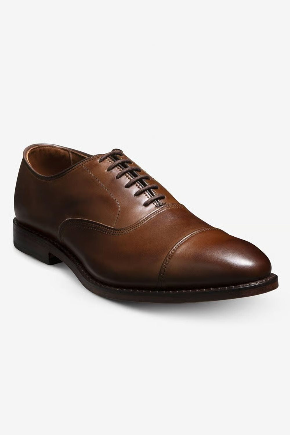Park Avenue Cap-Toe Oxford Dress Shoe in Coffee Brown Leather by Allen Edmonds