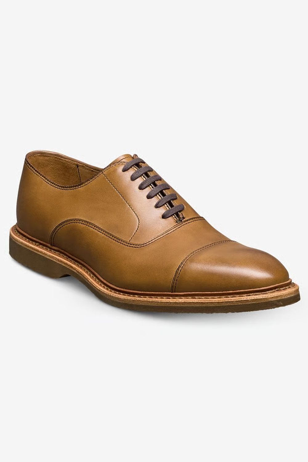 Park Avenue Verse Cap-Toe Oxford Dress Shoe in Walnut Leather by Allen Edmonds