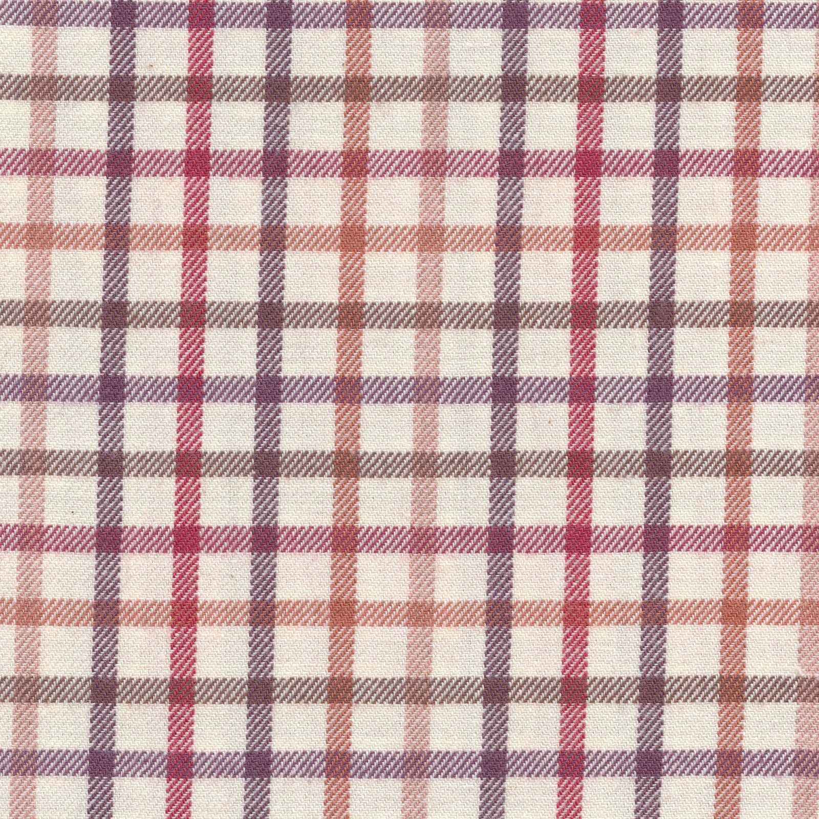 Multi Fall Tattersall Cotton and Wool Blend Button-Down Shirt by Viyella