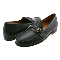 Preston Interchangeable 'Bridge Bits®' Loafer in Black Sheepskin by T.B. Phelps