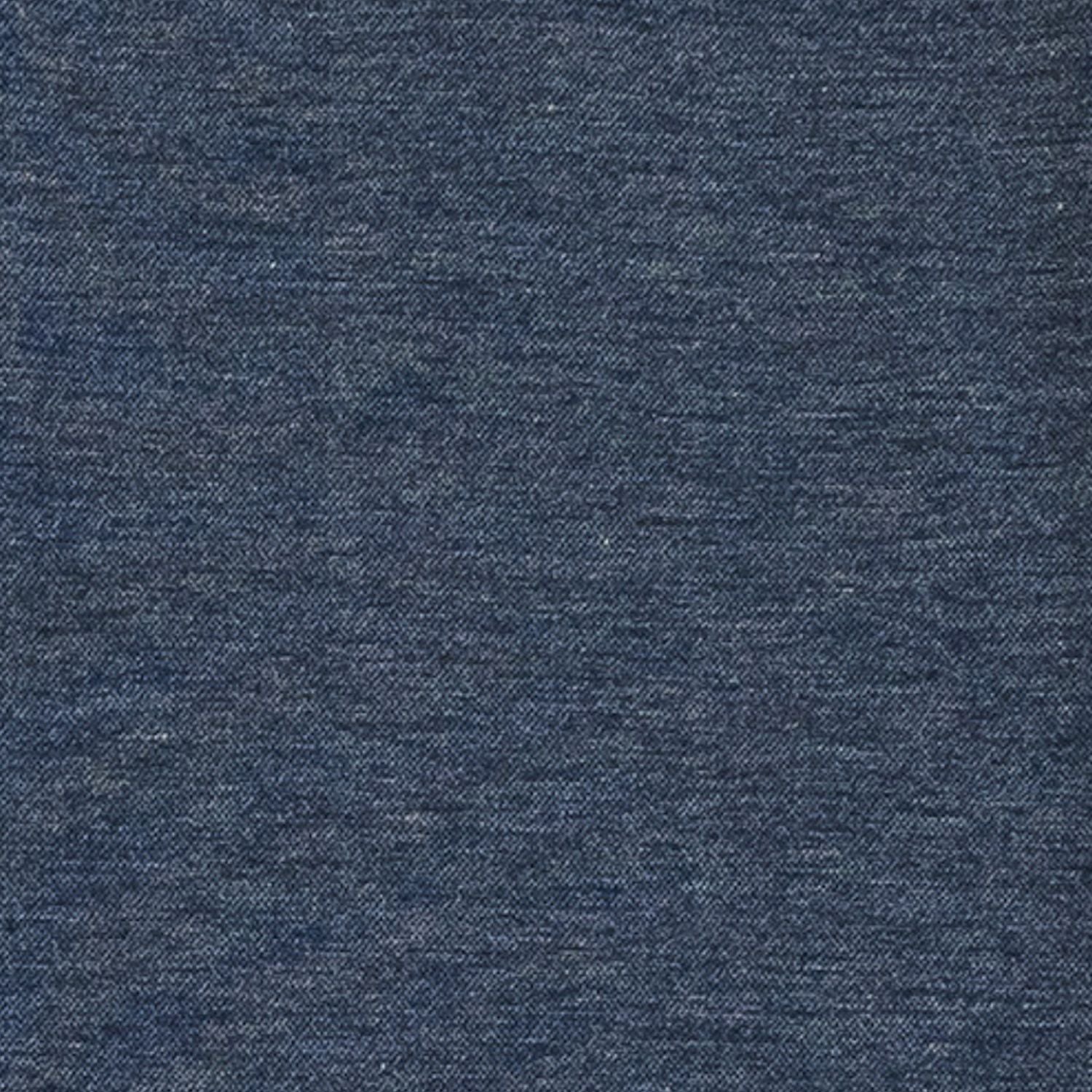 Long Sleeve Polo in Denim Blue by Leo Chevalier