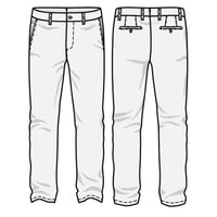 Xtreme Comfort Sateen Casual Pants in Chestnut (Flat Front Models) by Ballin