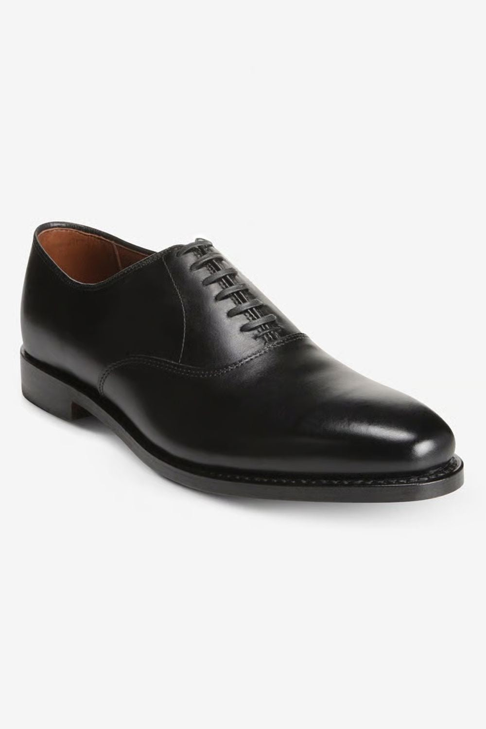Carlyle Plain-Toe Oxford Dress Shoe in Black Leather by Allen Edmonds