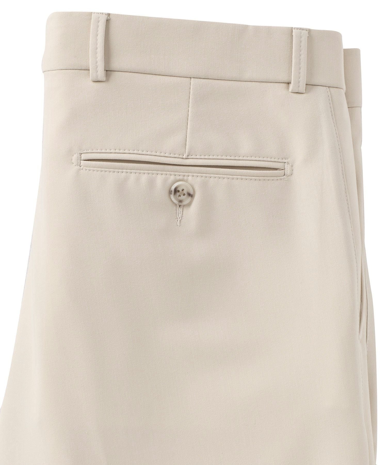 Comfort-EZE Commuter Bi-Stretch Gabardine Trouser in Cream (Flat Front Models) by Ballin